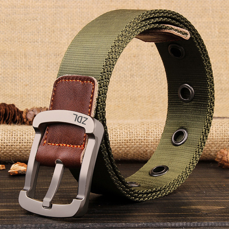 MEDYLA Taktički remeni za sportove na otvorenom Vojni platneni remen za muškarce Aluminijski remeni s kopčom Najlon Ceinture Traperice Ležerni dizajnerski remen