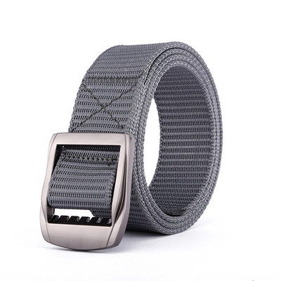 Taktikai, nagy teherbírású, megerősített nylon öv férfiaknak ötvözött kültéri diák állítható katonai heveder övpánt fém csattal