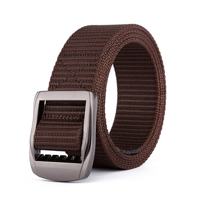 Taktikai, nagy teherbírású, megerősített nylon öv férfiaknak ötvözött kültéri diák állítható katonai heveder övpánt fém csattal