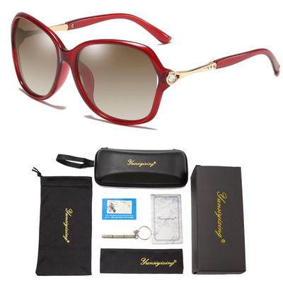 YUNSIYIXING Klasične polarizirane ženske sunčane naočale Dizajnerske marke leptir sunčane naočale za žene Modne naočale za vožnju 8325 Novo