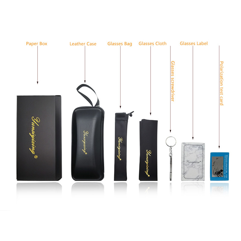 YUNSIYIXING moteriški akiniai nuo saulės poliarizuoti klasikiniai prekės ženklo dizainerio vairavimo akiniai nuo saulės moterims, senovinės mados Lunettes De Soleil