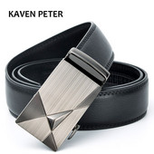 Curea pentru bărbați din piele autentică, curea automată din piele reală, de înaltă calitate, pantaloni de lux, pantaloni, curele pentru bărbați