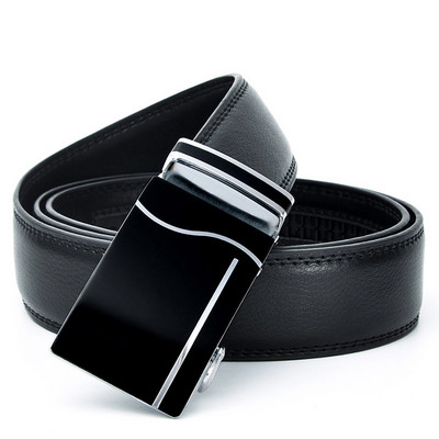 Curea pentru bărbați din piele autentică, curea automată din piele reală, de înaltă calitate, pantaloni de lux, pantaloni, curele pentru bărbați