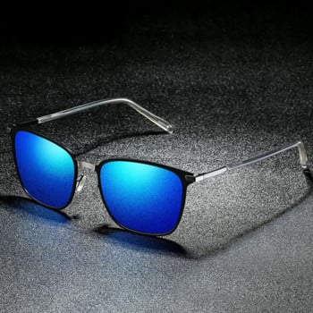 CLLOIO 2021 Нови поляризирани слънчеви очила за мъже Metal Driver Night Vision Glasses Design UV400 Square Business Sun Glasses Cool Men