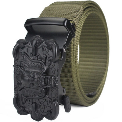 Vyriškas drobinis diržas lauke, taktinis unisex Aukštos kokybės drobiniai diržai džinsams Vyriški prabangūs dizainerių laisvalaikio dirželiai Ceintures