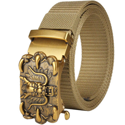 Vyriškas drobinis diržas lauke, taktinis unisex Aukštos kokybės drobiniai diržai džinsams Vyriški prabangūs dizainerių laisvalaikio dirželiai Ceintures