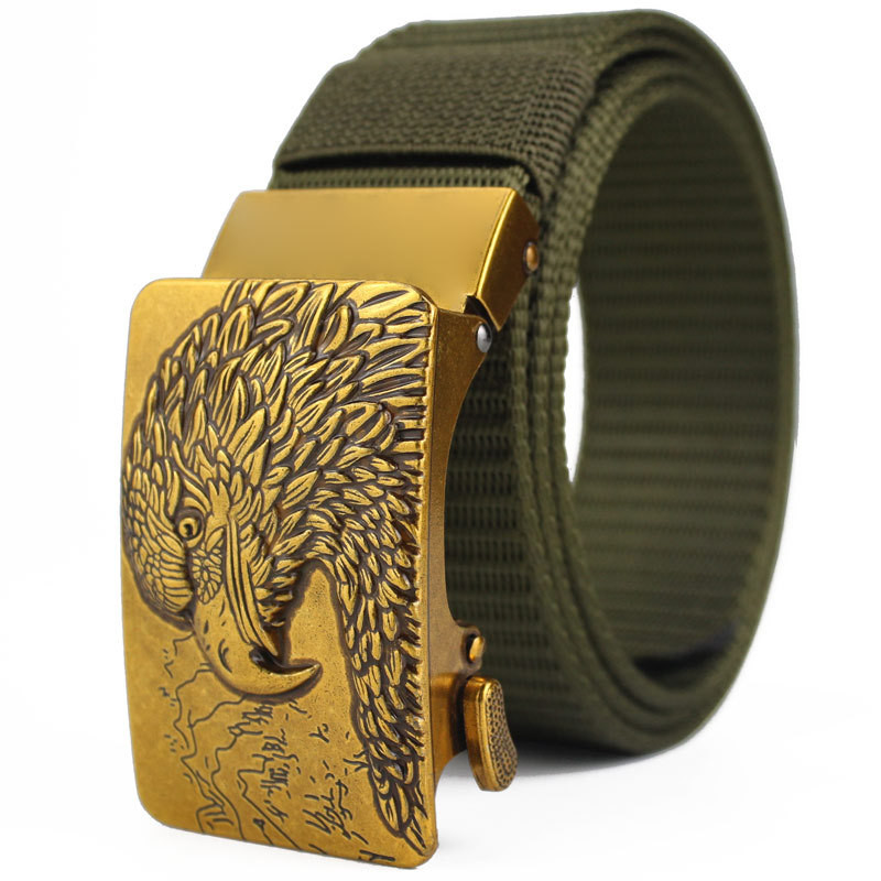 Muški platneni remen Taktički uniseks visokokvalitetni platneni remen za traperice Muški luksuzni dizajner Ležerne naramenice Ceintures