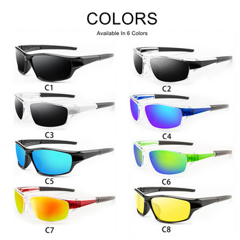 CLLOIO Нови мъжки поляризирани слънчеви очила Дамски сенници Слънчеви очила Модни спортове на открито Риболов Туризъм Очила за езда UV400