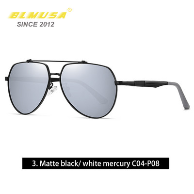 CLLOIO Nove metalne polarizirane sunčane naočale za muškarce Modne sunčane naočale za vožnju automobila Naočale za pecanje Cool Man Ukrasne sunčane naočale za muškarce