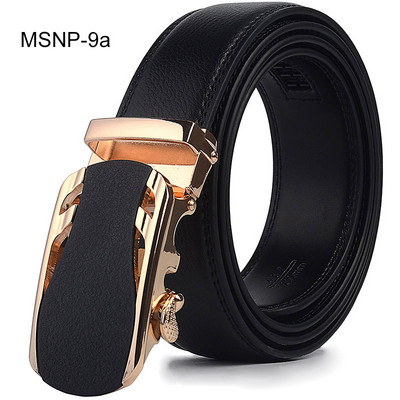 Muški remen od prave kravlje kože Remen od goveđe kože za muškarce Metalna luksuzna automatska kopča Muški remen Visokokvalitetni muški pojas