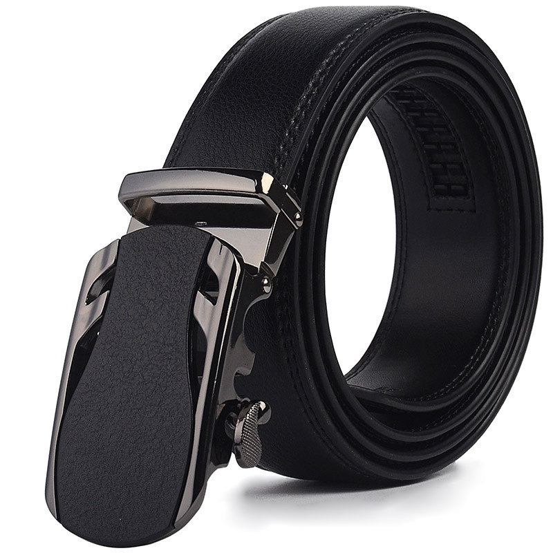 Muški remen od prave kravlje kože Remen od goveđe kože za muškarce Metalna luksuzna automatska kopča Muški remen Visokokvalitetni muški pojas