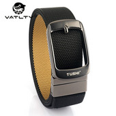 2022 Noua centură reversibilă din aliaj cu cataramă automată, robustă, din nailon real, pentru pantaloni pentru bărbați, 34 mm, brâu în două culori, centură pentru bărbați, drumeții