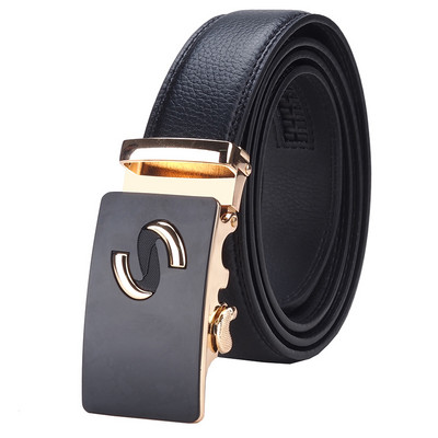 [HIMUNU] Ανδρικές ζώνες επώνυμων σχεδιαστών Ανδρικές ζώνες υψηλής ποιότητας αυτόματης πόρπης Γνήσιο δέρμα Γνήσιο δέρμα Ζώνες πολυτελείας για άντρες 110-130 cm Ανδρικές ζώνες