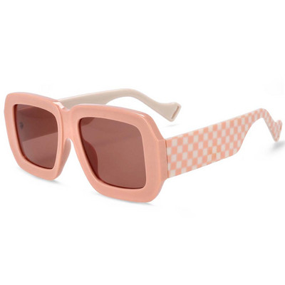 54237 Ρετρό τετράγωνα γυαλιά ηλίου ανδρικά γυναικεία Δημοφιλή γυαλιά ηλίου Γυναικεία μαύρα γυαλιά γυαλιά οδήγησης καθρέφτης UV400