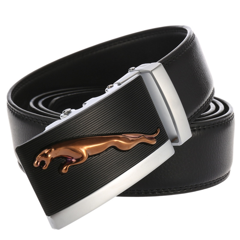 Automata öv férfiaknak Arany ezüst csatos bőr szélesség 3,5 cm hosszúság 110-130 cm tervezői minőségi divatmárkájú férfi övek