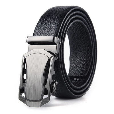 [FLMB]jednostavni muški remen od prave kože modni dizajner poslovni novi remen Jaguar uzorak ukrasna automatska kopča od legure