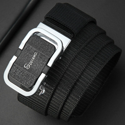 Curea de pânză de calitate de marcă de lux pentru bărbați Curea pentru bărbați cu cataramă automată