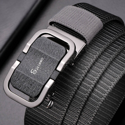 Curea de pânză de calitate de marcă de lux pentru bărbați Curea pentru bărbați cu cataramă automată