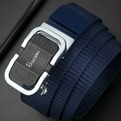 Curea de pânză de calitate de marcă de lux pentru bărbați Curea pentru bărbați cu cataramă automată