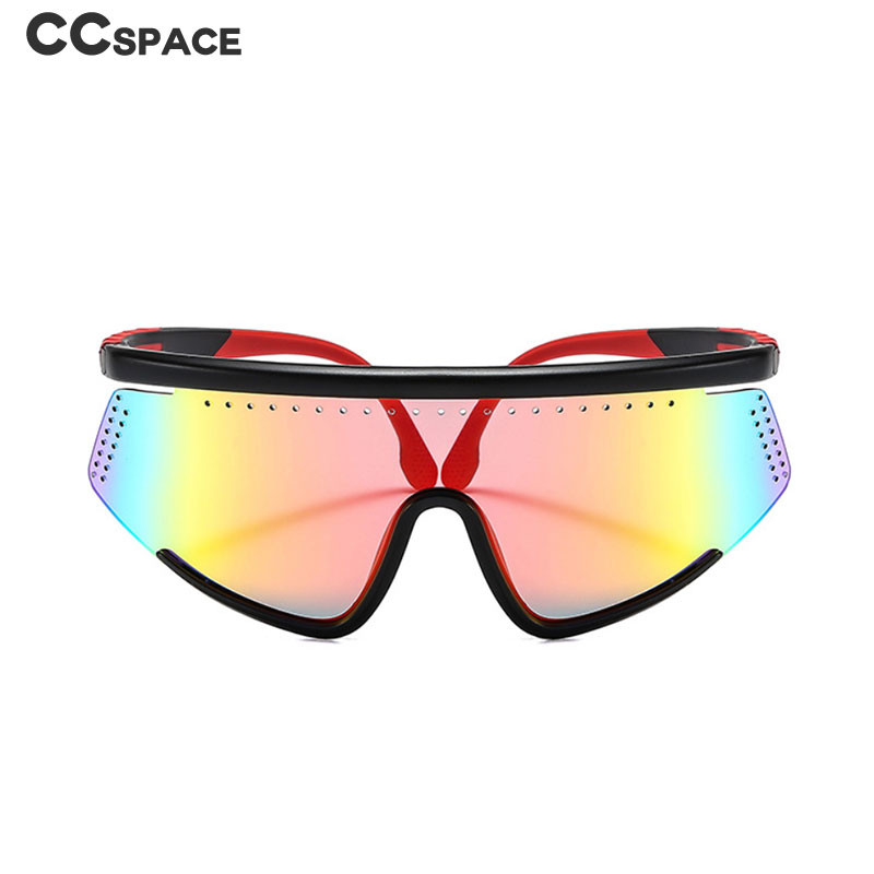 46674 Prevelike sunčane naočale Modne muške ženske sjenila s jednom lećom UV400 vintage naočale