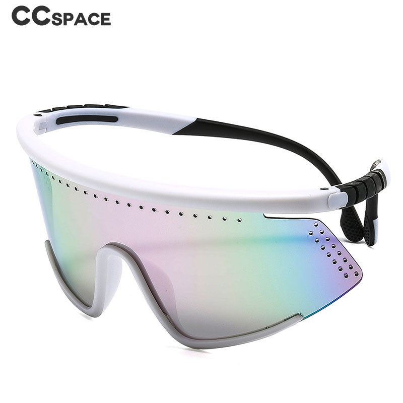 46674 Prevelike sunčane naočale Modne muške ženske sjenila s jednom lećom UV400 vintage naočale