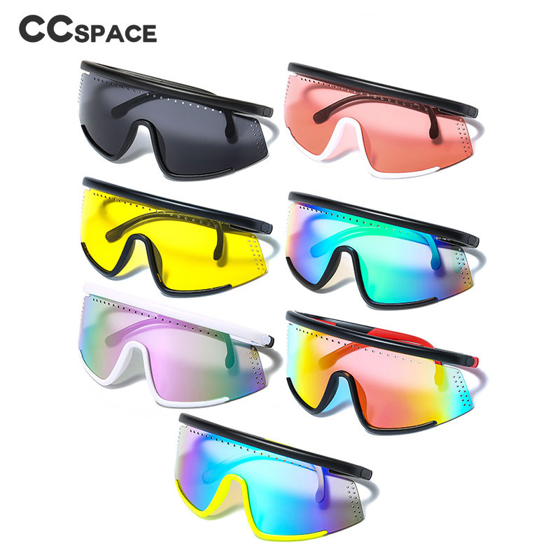 46674 Prevelike sunčane naočale Modne muške ženske sjenila s jednom lećom UV400 vintage naočale