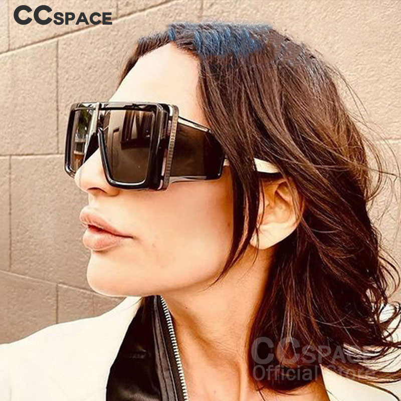 54222 Túlméretes márkájú napszemüvegek női férfi divatárnyékolók Uv400 vintage szemüvegek