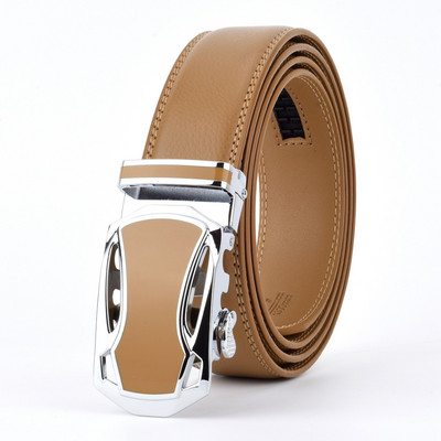 WOWTIGER Designers Vīriešu melna Automātiska sprādze Ādas luksusa josta Vīriešu sakausējuma sprādzes Jostas vīriešiem Ceinture Homme Cinto Masculino