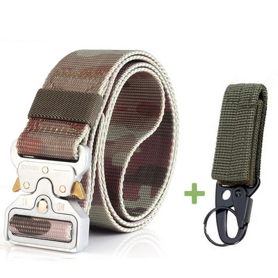 Modni taktički muški remen Pravi najlonski remen za traperice Hlače Platneni remen u vojnom stilu Metalna kopča Dizajnerski remen oko struka Lovački dar