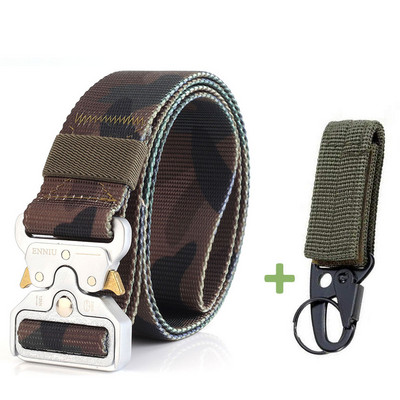 Modni taktički muški remen Pravi najlonski remen za traperice Hlače Platneni remen u vojnom stilu Metalna kopča Dizajnerski remen oko struka Lovački dar