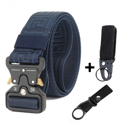 Modni taktički muški remen Pravi najlonski remen za traperice Hlače Platneni remen u vojnom stilu Metalna kopča Dizajnerski remen oko struka Lovački dar