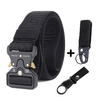 Modni taktički muški remen Pravi najlonski remen za traperice Hlače Platneni remen u vojnom stilu Metalna kopča Dizajnerski remen oko struka Lovački dar