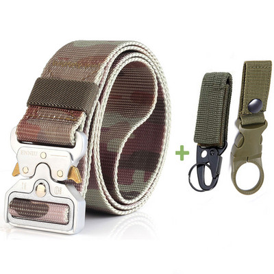 Modni taktički muški remen Pravi najlonski remen za traperice Hlače Platneni remen u vojnom stilu Metalna kopča Dizajnerski remen oko struka Lovački dar