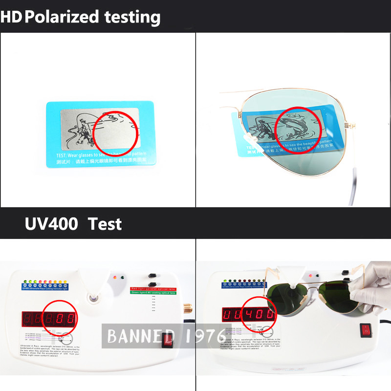 Polarizirane zrakoplovne sunčane naočale Dizajner metalnih okvira Cool Ženske Muške nijanse Ženske robne marke Muške Oculos Ženske vintage naočale