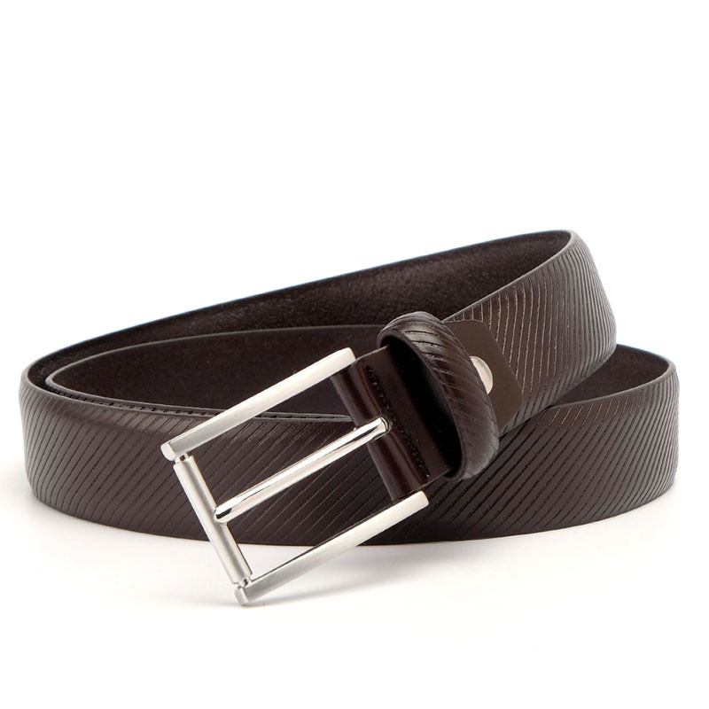 Curele de lux din piele naturală pentru bărbați centură pantaloni centură curea cu dungi pentru bărbați 3,5 cm centură negru albastru închis maro închis Ceinture homme