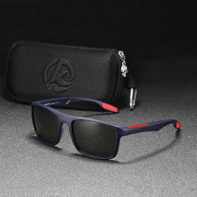 KDEAM pravokutne ultra lagane sunčane naočale TR90 Muške polarizirane TAC leće debljine 1,1 mm Sunčane naočale za vožnju Ženske sportske muške KD101