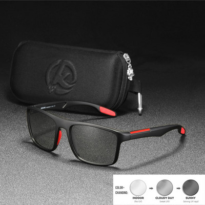 KDEAM pravokutne ultra lagane sunčane naočale TR90 Muške polarizirane TAC leće debljine 1,1 mm Sunčane naočale za vožnju Ženske sportske muške KD101