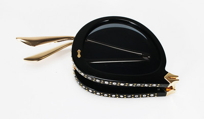 Vintage sklopive pilot sunčane naočale ženske luksuzne kristalne marke prevelike prozirne naočale sunčane naočale muške nijanse oculos de sol