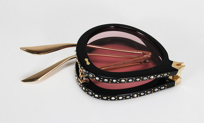 Vintage sklopive pilot sunčane naočale ženske luksuzne kristalne marke prevelike prozirne naočale sunčane naočale muške nijanse oculos de sol