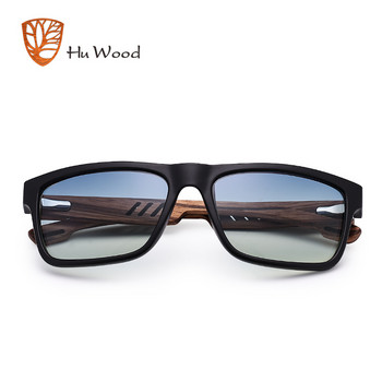 HU WOOD Brand Design Zebra Wood γυαλιά ηλίου για άνδρες μόδα Αθλητικά έγχρωμα γυαλιά ηλίου ντεγκραντέ Φακοί καθρέφτη ψαρέματος οδήγησης GR8016