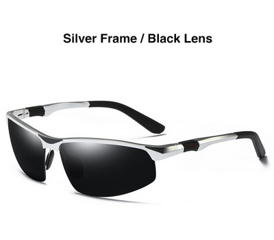 AORON Muške polarizirane sunčane naočale Brand Vintage Alloy Sunčane naočale Retro Luksuzne muške naočale Anti-UV sunčane naočale Muške Oculos De Sol