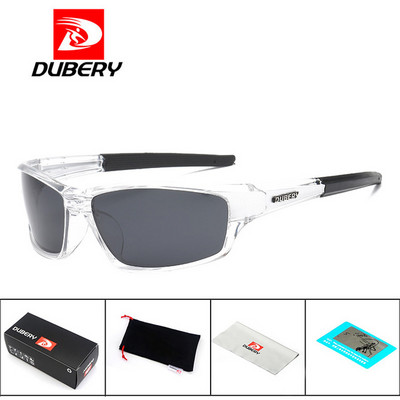 DUBERY Futósport Polarizált Napszemüveg Férfi Könnyű PC Szemüvegkeret Vezetés Éjszakai látás Napszemüveg Férfi UV400 KD167