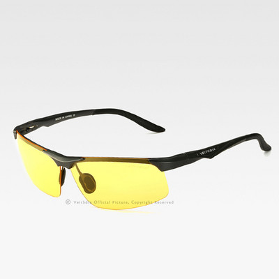 VEITHDIA Aluminij Magnezij Muške polarizirane sunčane naočale Noćno gledanje Ogledalo Muške naočale Sunčane naočale Oculos za muškarce 6502