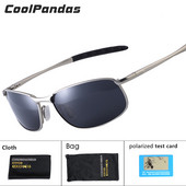 CoolPandas 2022 Поляризирани слънчеви очила Мъжки маркови дизайнерски слънчеви очила с малки лещи Мъжки слънчеви очила за шофиране gafas oculos de sol UV400