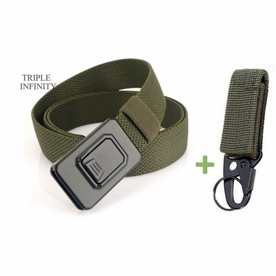 2023 aluminijska legura s brzim otpuštanjem remen s kopčom za muškarce Prozračni elastični pojasevi rastezljivi vojni taktički remen za lov