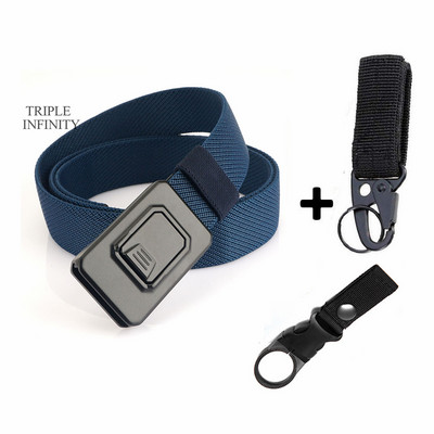 2023 aluminijska legura s brzim otpuštanjem remen s kopčom za muškarce Prozračni elastični pojasevi rastezljivi vojni taktički remen za lov