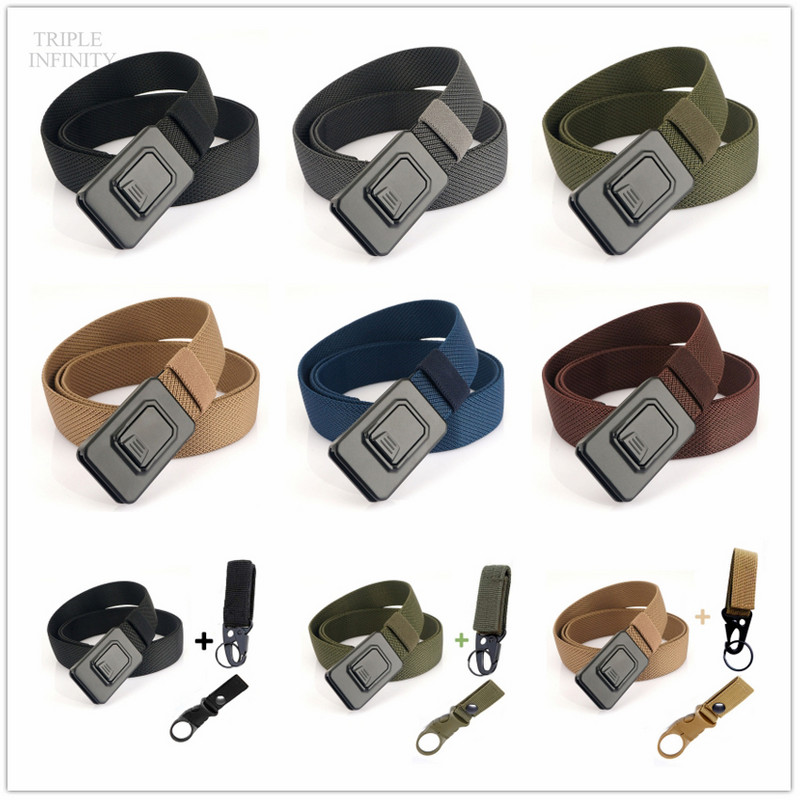 2023 aluminijska legura s brzim otpuštanjem remen s kopčom za muškarce Prozračni elastični pojasevi rastezljivi vojni taktički remen za lov