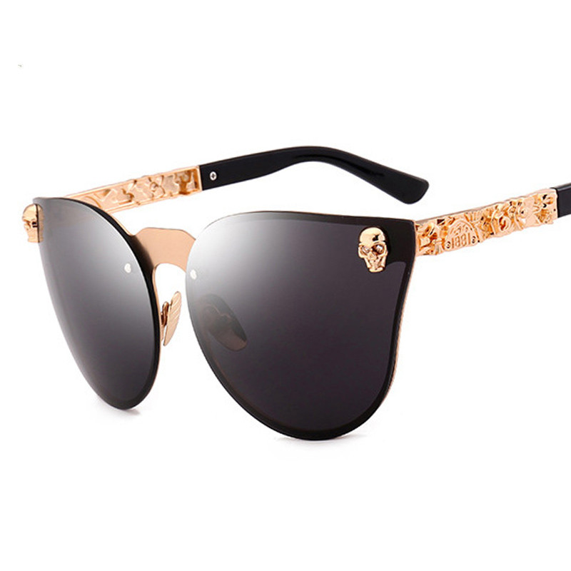 SHAUNA Cool gotičke sunčane naočale Crystal Skull Ženske Steampunk sunčane naočale Retro Muške punk nijanse UV400