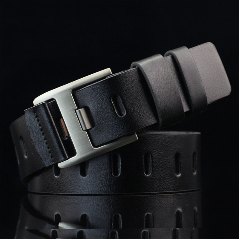 Vyriškas diržas džinsams Prabangus dizainerio sukurtas vyriškas Cinturones Rudos segtukas Odinis diržas Vyriškas diržas Juosmuo ceinture cinto masculino