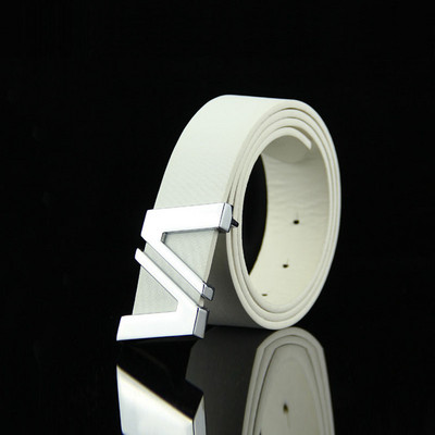 Noua curea cu catarama la moda Curele unisex Curea din piele pentru cuplu masculin si feminin Ceinture